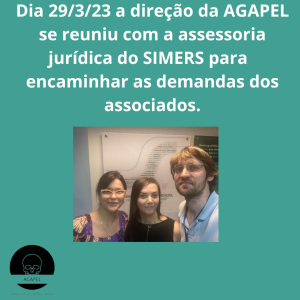 Reunião com a assessoria jurídica do SIMERS