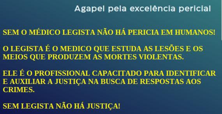 SEM PERÍCIA NÃO HÁ JUSTIÇA